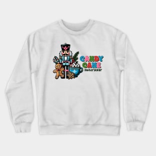 Candy cane nutcracker Crewneck Sweatshirt